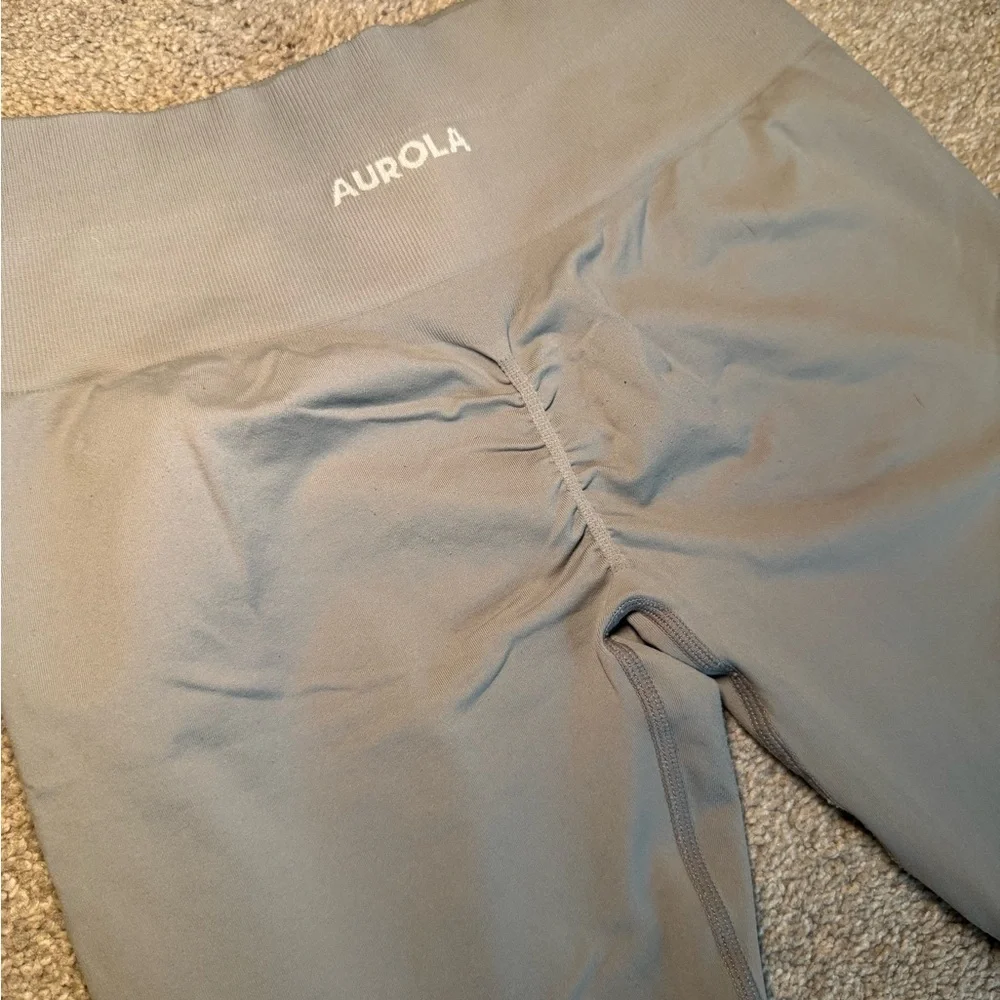 Aurola no front seam scrunch Gray Leggings - Picture 2 of 3